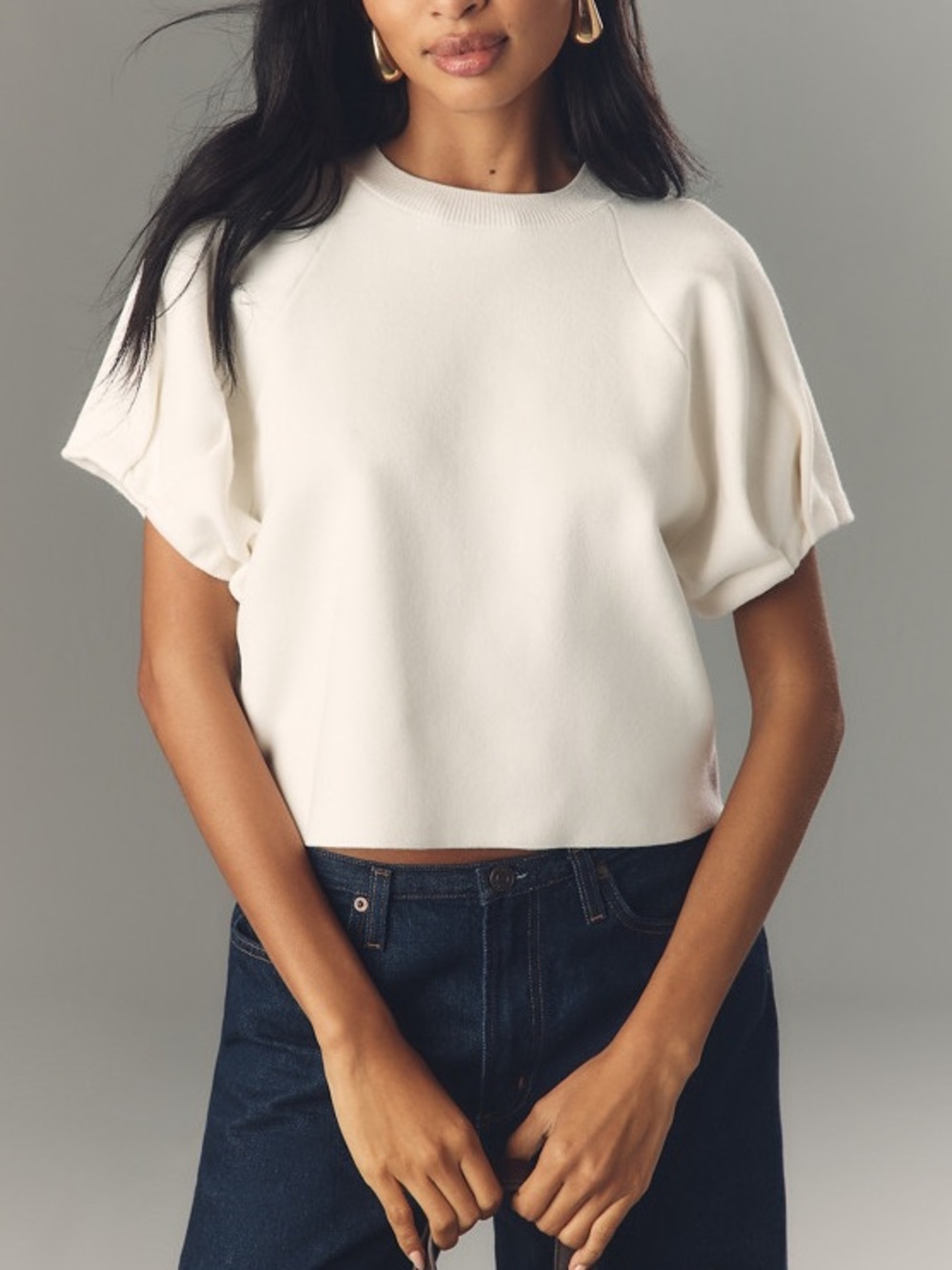 Anthropologie • Crew neck sweater tee